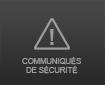 Communiqués de sécurité