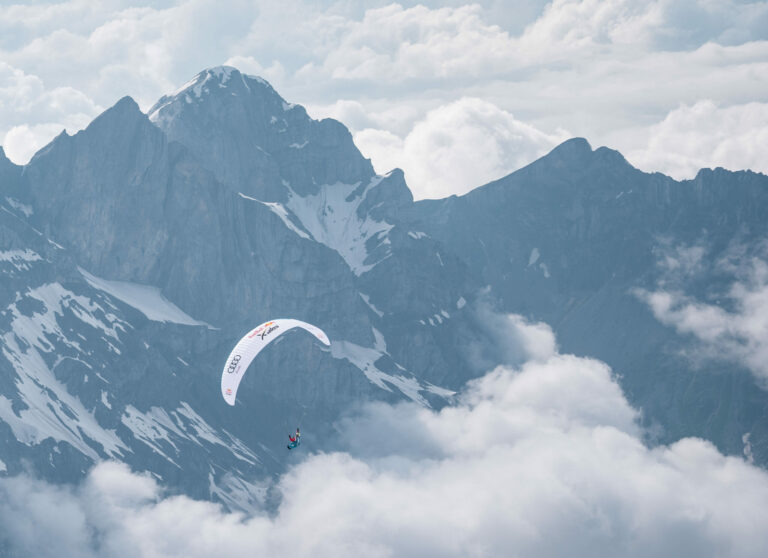 Benoit Outters at the Red Bull X-alps in WILD and STRIKE