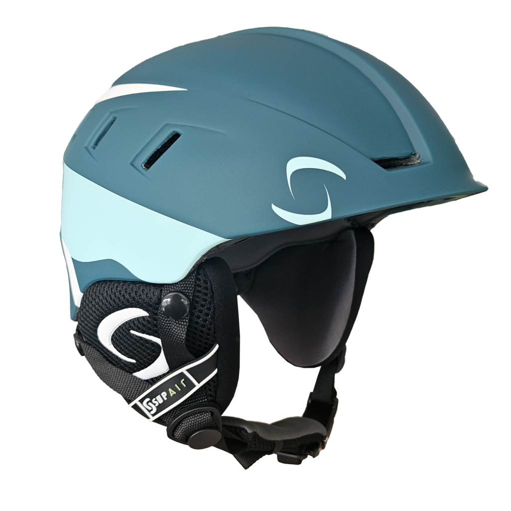 Packshot of the Helmet Supair Pilot in Petrol color