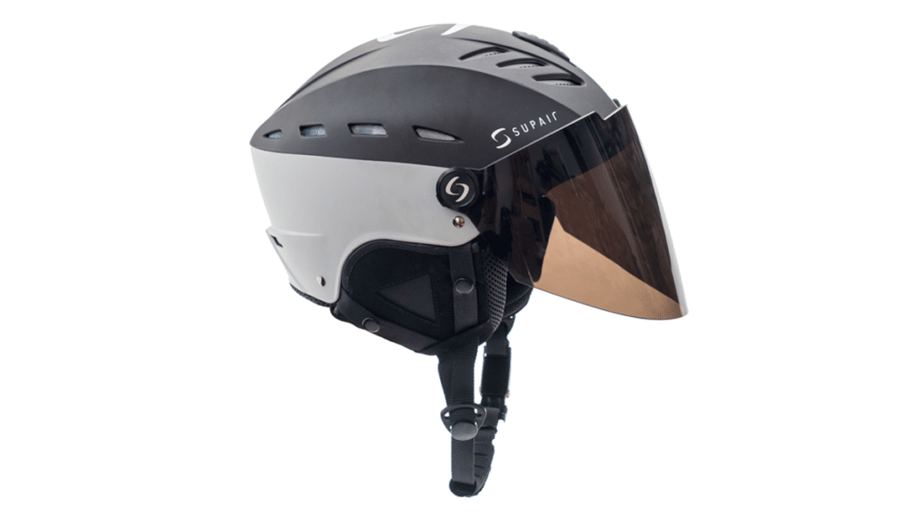 Helmet supairvisor grey side