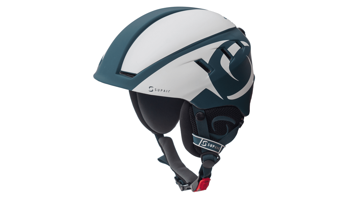 Supair Helmet Paragliding Ski Dark Blue Adjustable Small to Large very light 