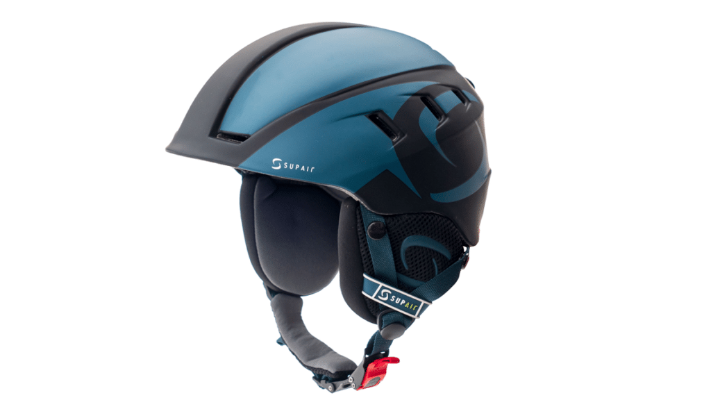 Supair Helmet Paragliding Ski Dark Blue Adjustable Small to Large very light 