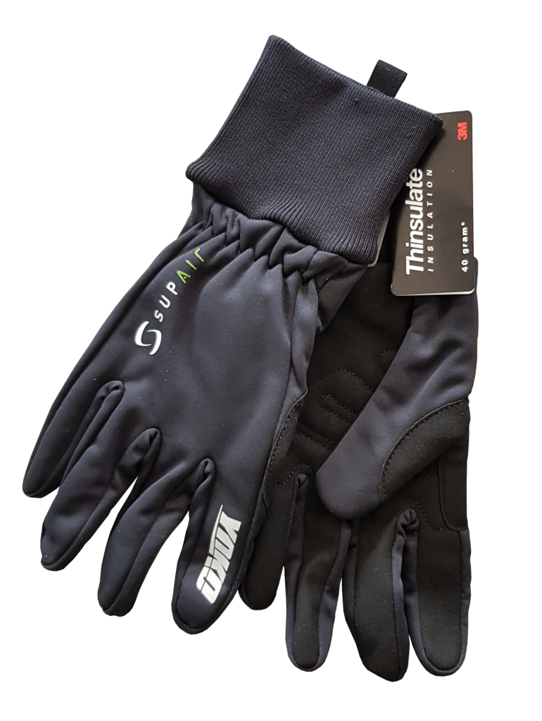 black Supair Touch gloves
