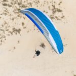 photo of the glider Supair Step X ocean color at Dune du Pyla