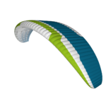 Design 3d des Supair SORA EVO Tandemflügels in der Farbe Topaz