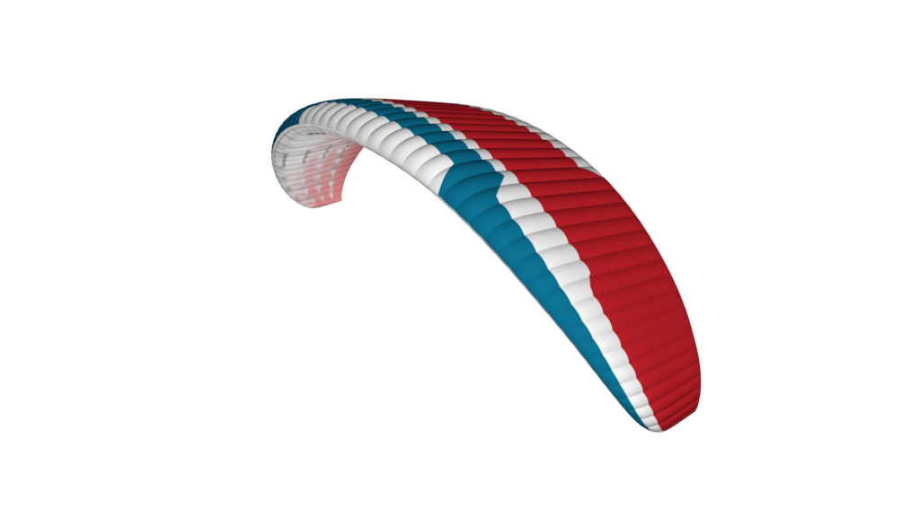 design 3d volcano color of the Supair SORA EVO tandem wing
