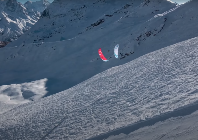 flight and ski in glider mountain Supair Eiko2