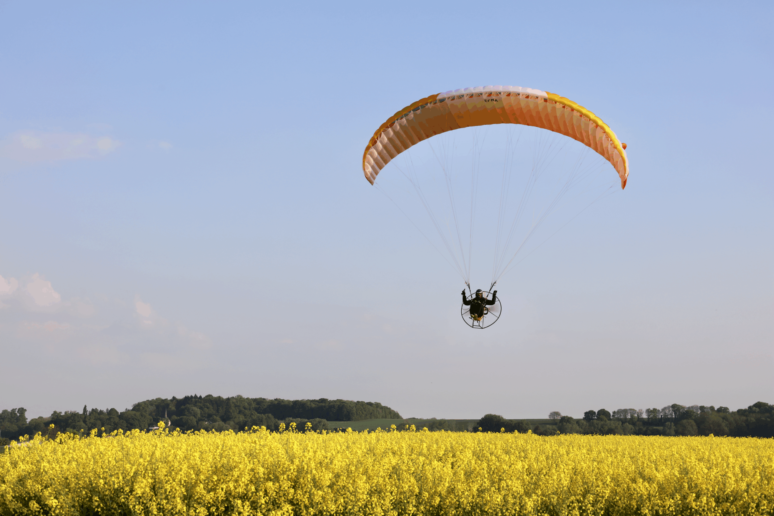 Voile Supair EONA4 utilisée en paramoteur