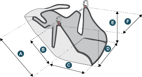 general diagram of dimensions harness
