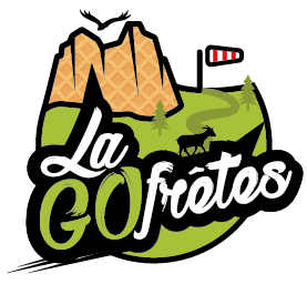 Logo des Laufwettbewerbs und Flug Gofrêtes