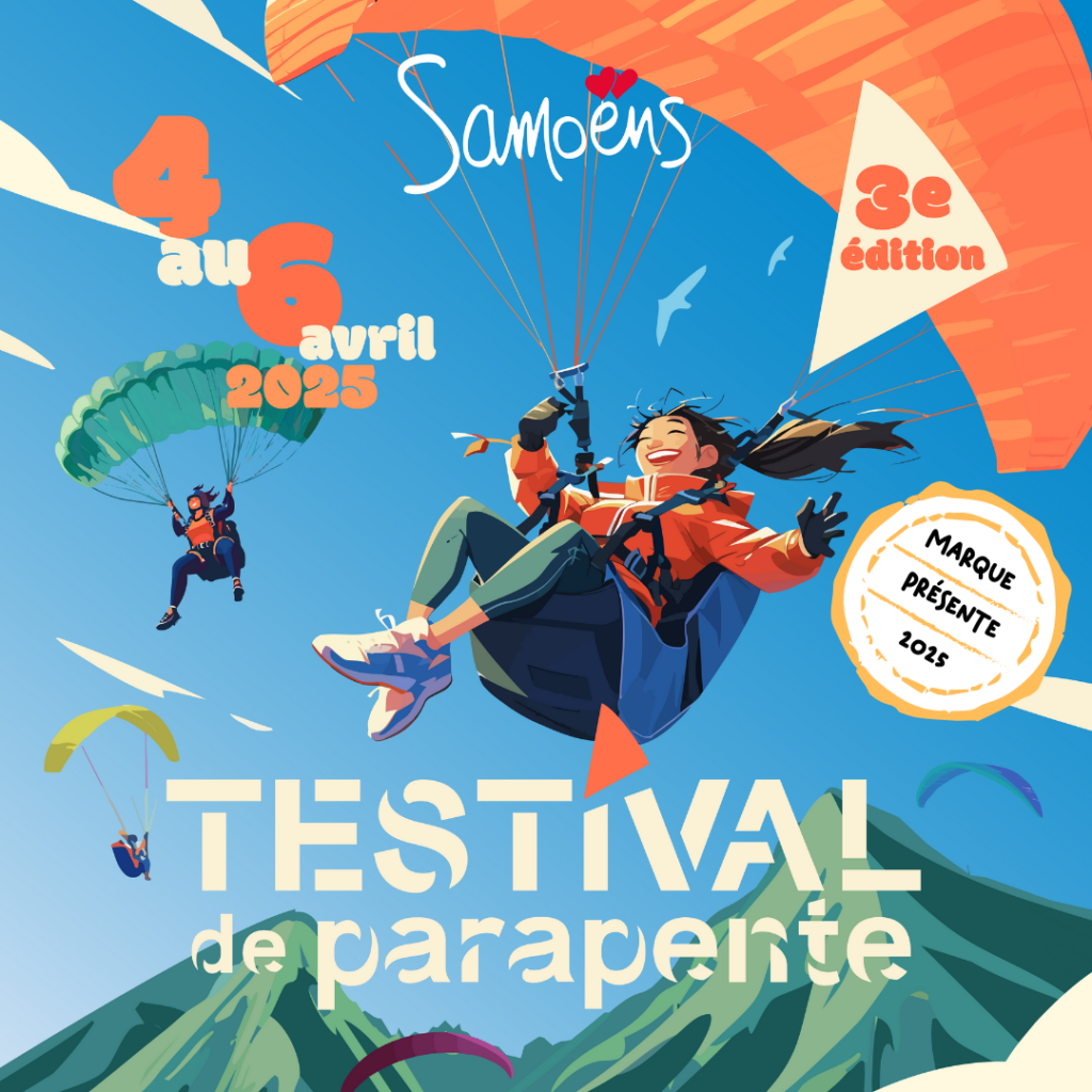 affiche officielle de l'événement Test'ival de parapente