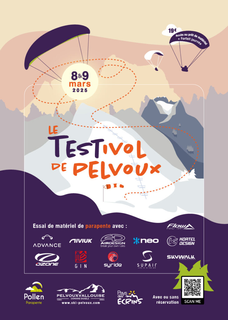 affiche de l'événement Testivol de Pelvoux