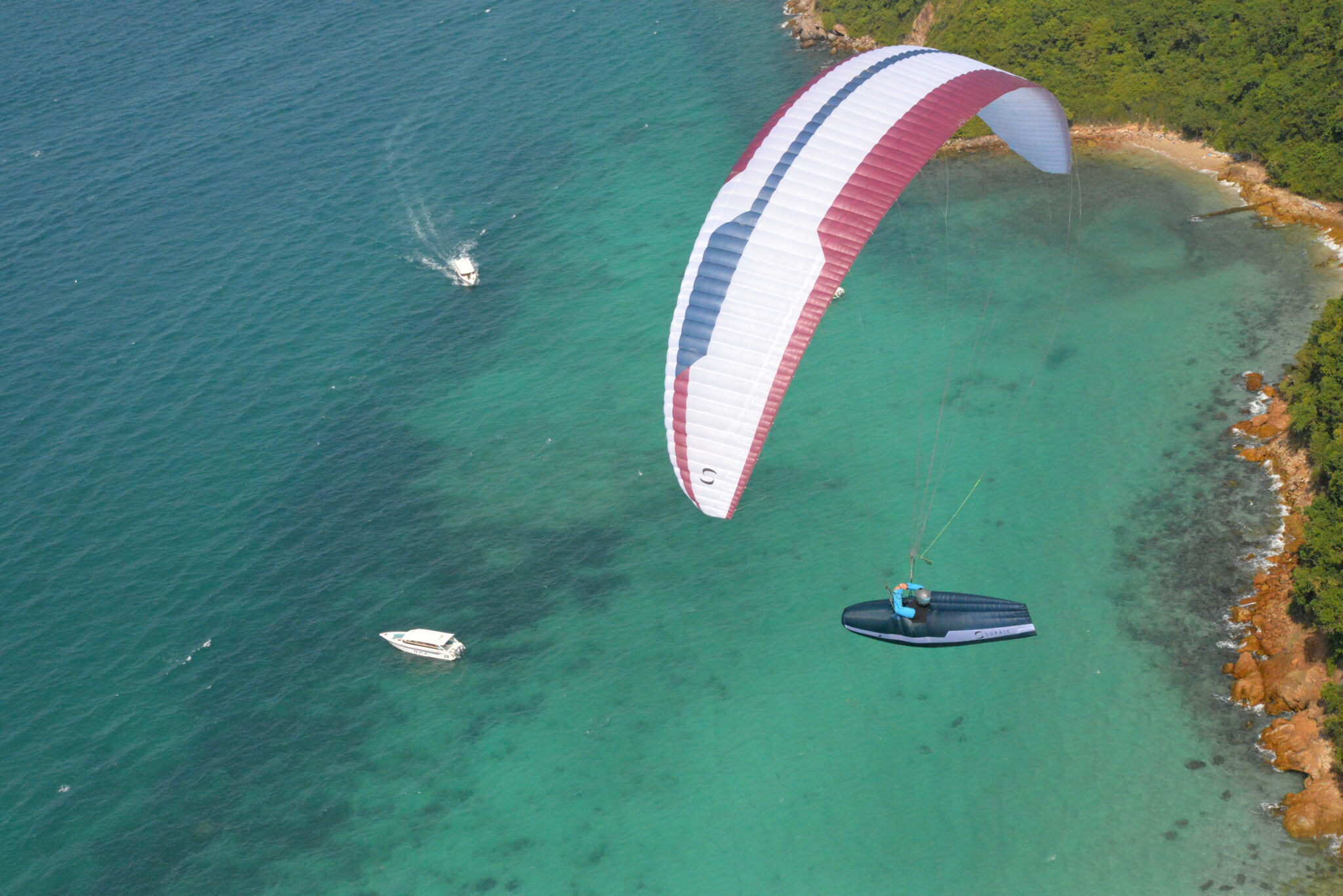 Voile légère et performante Supair WILD2 en vol