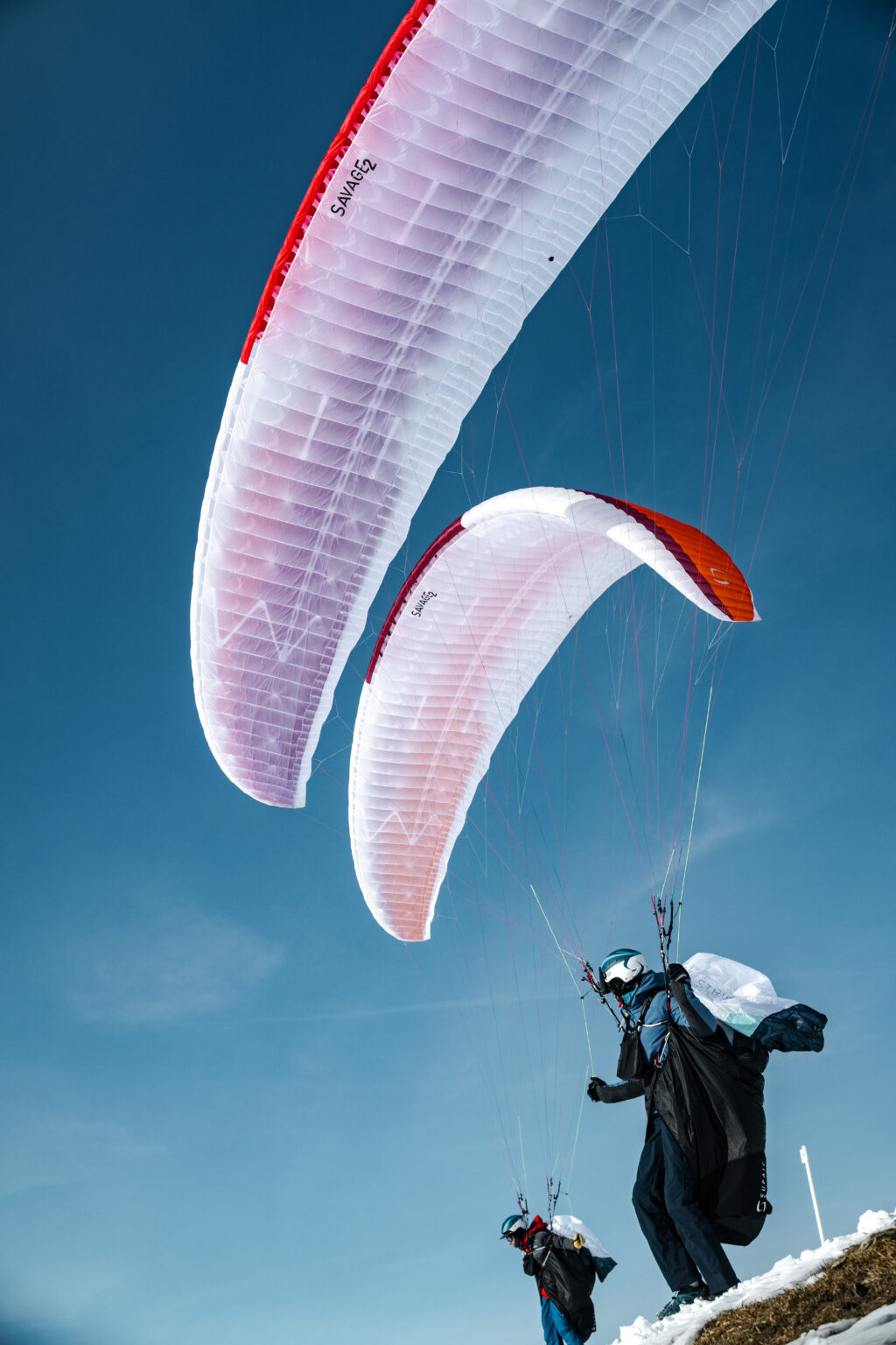 SUPAIR SAVAGE 2 voile EN-C 2.5 lignes ultralight pour le cross, le bivouac et le marche et vol