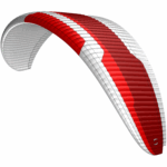 Modèle 3D de la voile SUPAIR SAVAGE 2 coloris SANGRIA