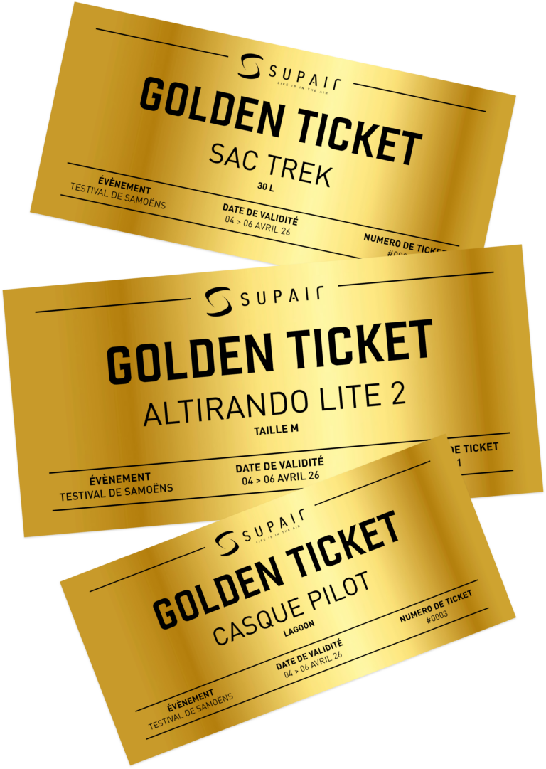 Ticket gold TETIVAL de parapente Samoens
