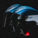 Casque SUPAIRVISOR Supair, visière ouverte en mouvement